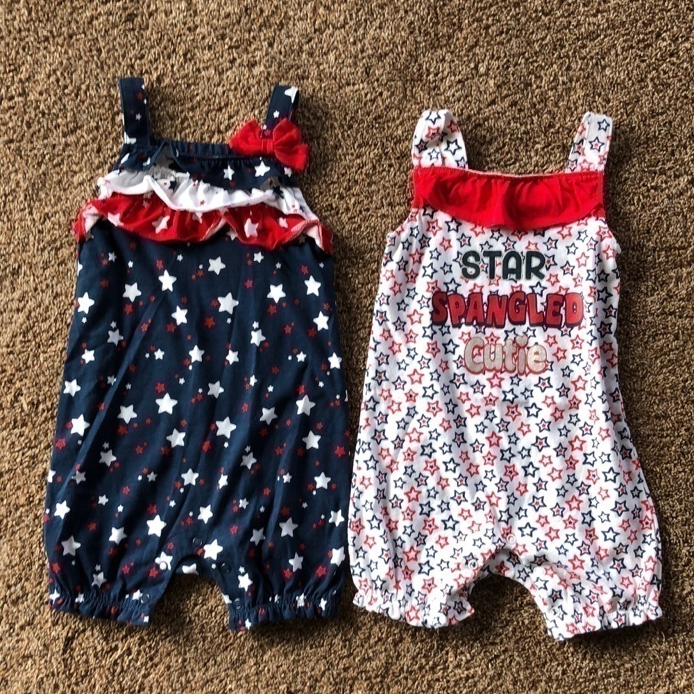Fourth Of July/Patriotic 18 Months Outfits Bundle